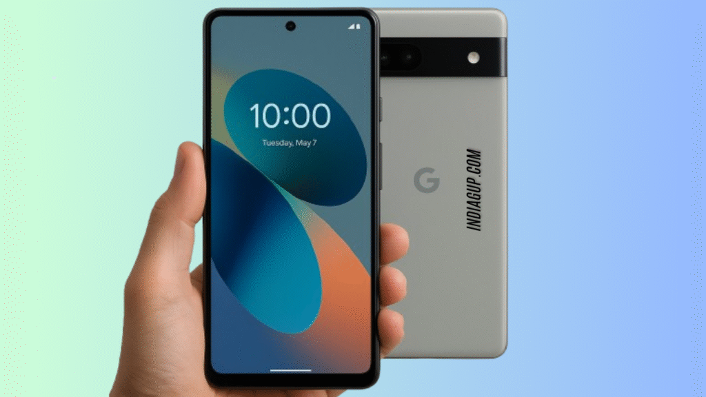Google Pixel 7a OLED screen and camera view