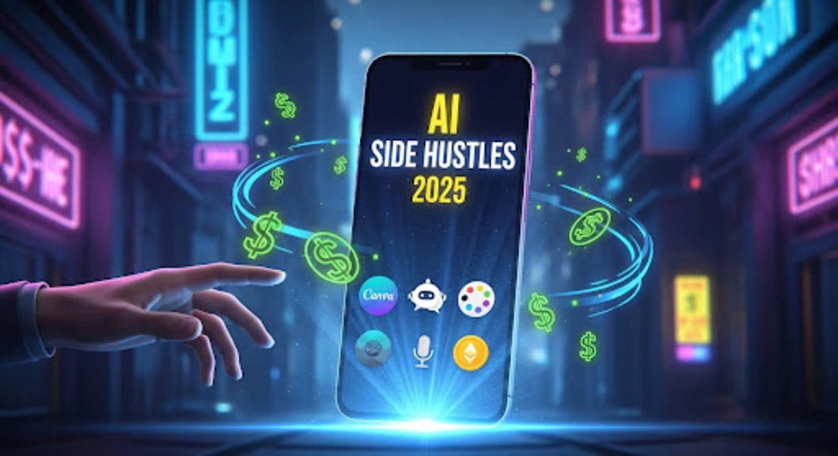 AI side hustles in 2025 - start from your phone