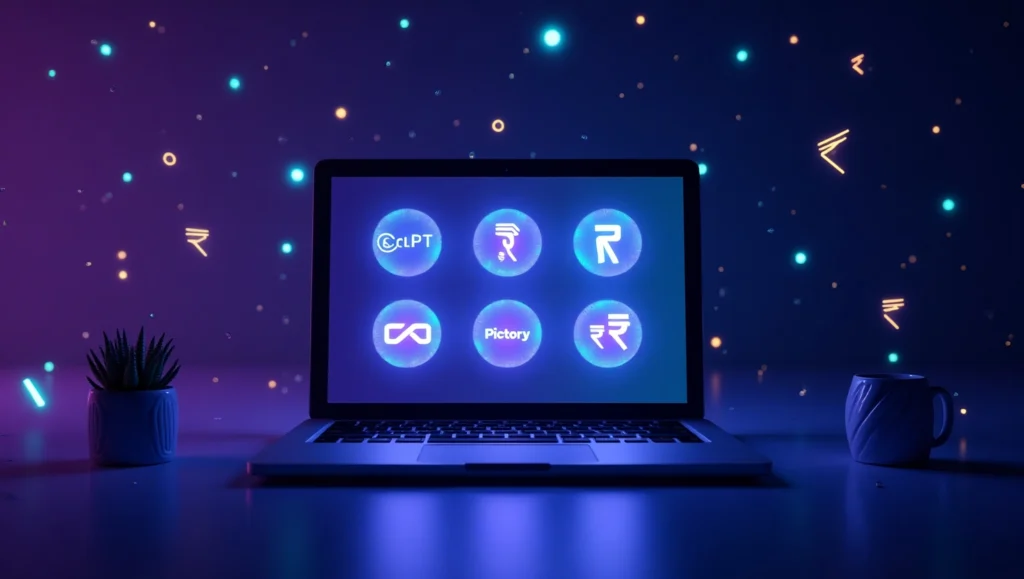 Main banner showing AI tools 2025 for earning money online and starting a side hustle