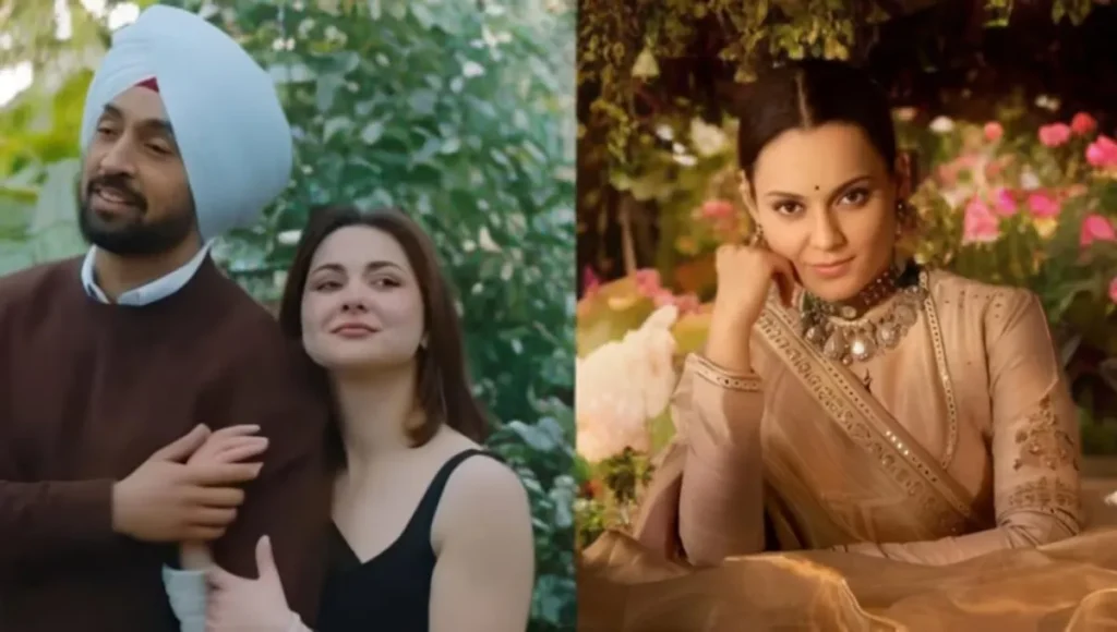 Diljit Dosanjh and Pakistani actress Hania Aamir in Sardaar Ji 3 movie