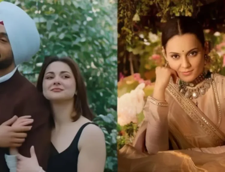 Diljit Dosanjh and Pakistani actress Hania Aamir in Sardaar Ji 3 movie