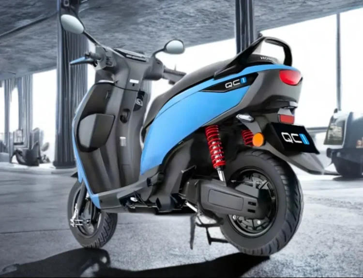 Honda QC1 side profile with digital LCD screen
