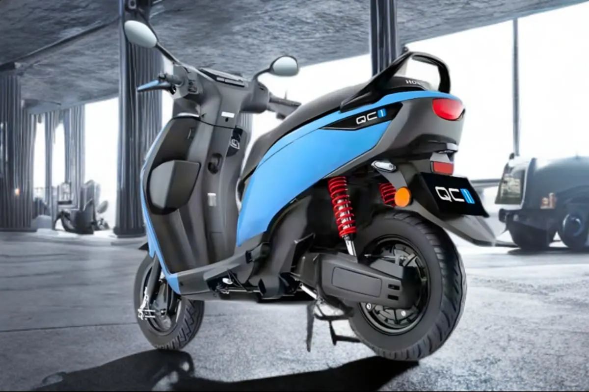 Honda QC1 side profile with digital LCD screen