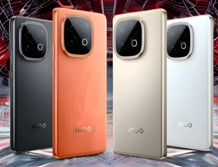 Vivo iQOO Z10 Turbo Pro in four colors showing front and back