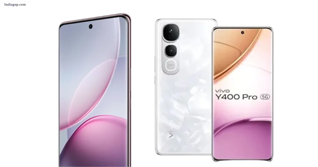 Vivo Y400 Pro showing large bright AMOLED front display