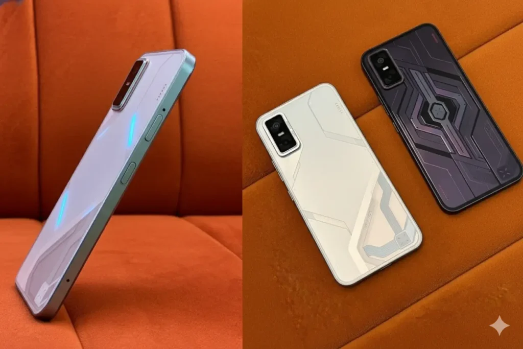nfinix GT 30 Pro back panel with RGB lighting