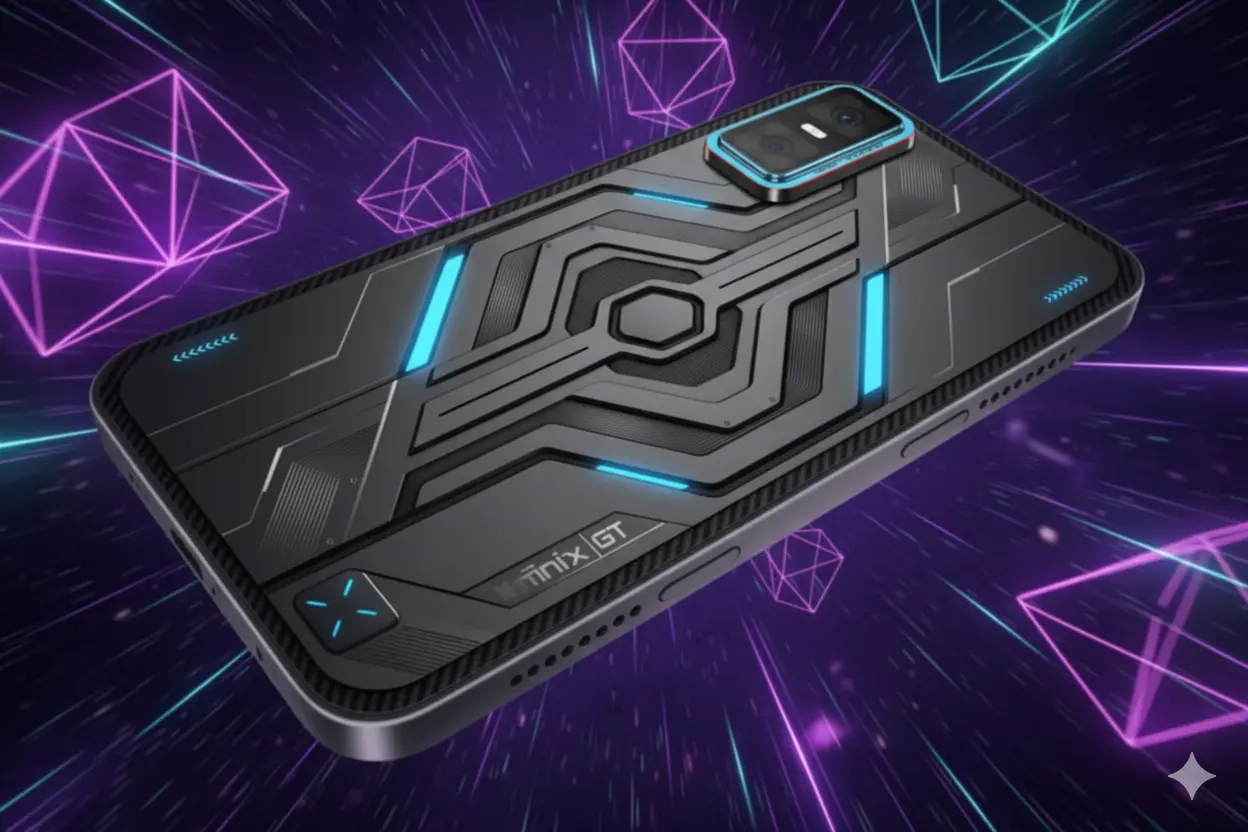 infinix gt30pro back rgb design